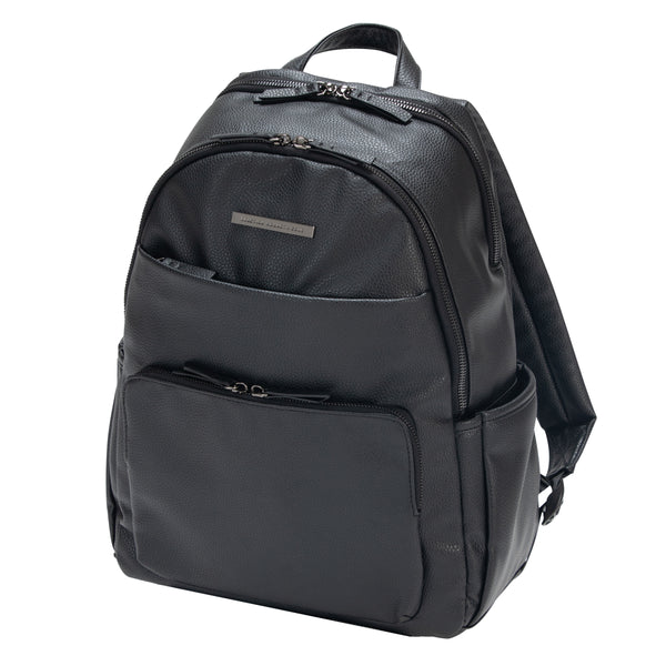Kenneth Cole Rea 'Marley' Vegan Leather Backpack 15" Laptop, Black